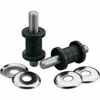 Styrdämparkit Svart/chrome Anti-vibration/riser DRAG SPECIALTIES
