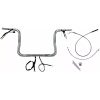 Styre 1-1/4" EZ Install Round Top Krom FAT BAGGERS INC. – miniatyr 2
