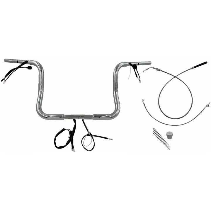 Styre 1-1/4" EZ Install Round Top Krom FAT BAGGERS INC. – bild 2