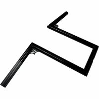 Styre 25,4mm 1 Tum Old School Svart LA Choppers