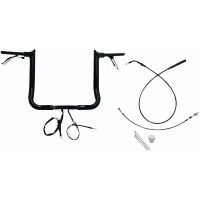 Styre Ape Hanger Batwing 1-1/2" Svart FAT BAGGERS INC.