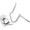Styre Ape Hanger Ez Install Flat Top Krom/silver FAT BAGGERS INC. Styre – miniatyr 2