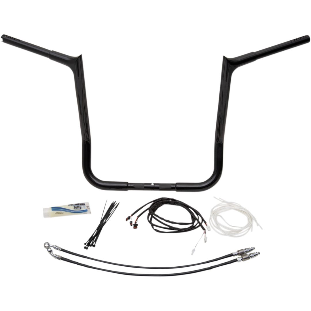 Styre Ape Hanger Ez Install Pointed Top Svart FAT BAGGERS INC. Styre – bild 4