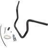 Styre Ape Hanger Ez Install Rund Topp Svart FAT BAGGERS INC. Styre – miniatyr 5