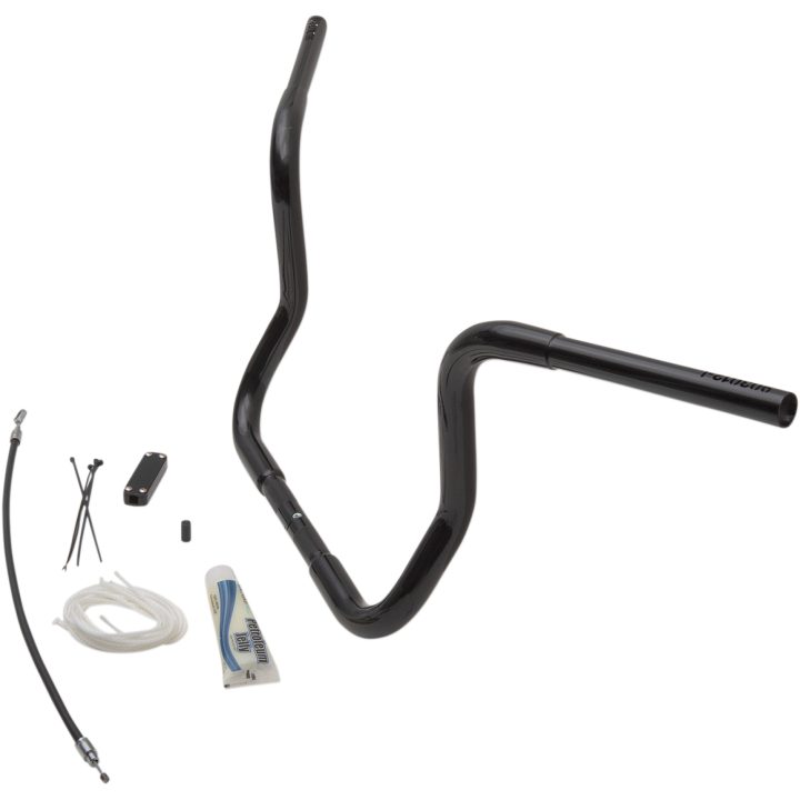 Styre Ape Hanger Ez Install Rund Topp Svart FAT BAGGERS INC. Styre – bild 5
