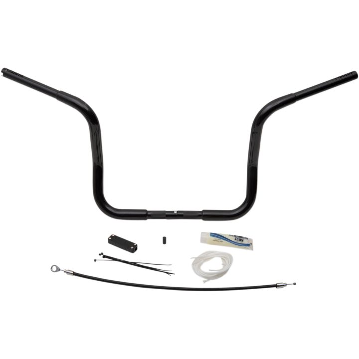 Styre Ape Hanger Ez Install Rund Topp Svart FAT BAGGERS INC. Styre – bild 7