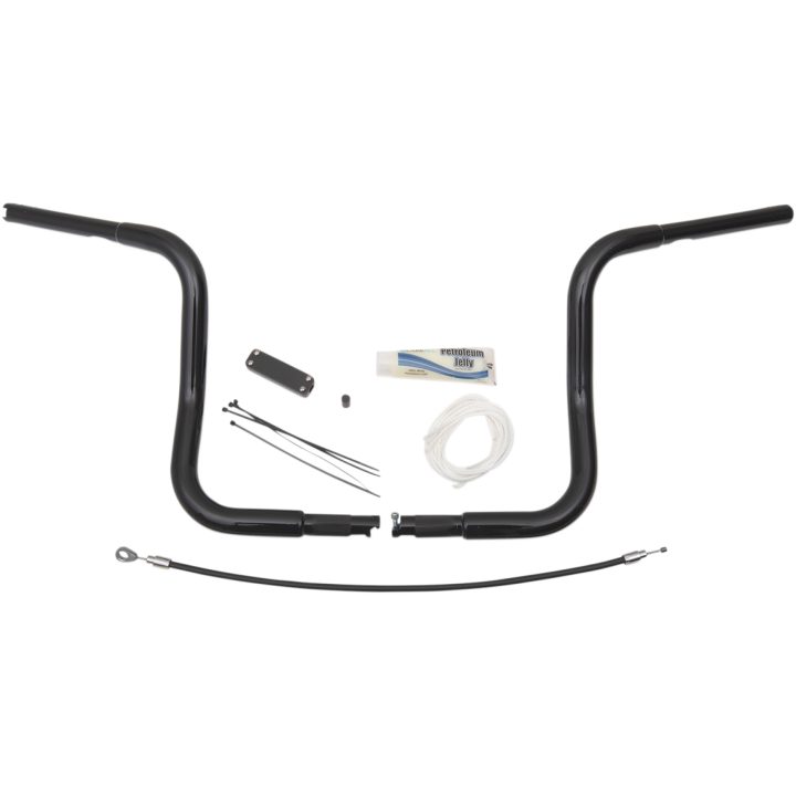 Styre Ape Hanger Ez Install Rund Topp Svart FAT BAGGERS INC. Styre – bild 10