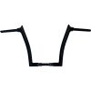 Styre Ape Hanger Sharknose Stål Svart FAT BAGGERS INC. – miniatyr 1