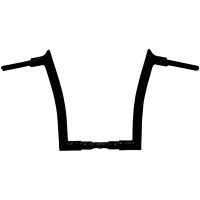 Styre Ape Hanger Sharknose Stål Svart FAT BAGGERS INC.