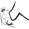 Styre Ape Hanger Svart Blank FAT BAGGERS INC. – miniatyr 3