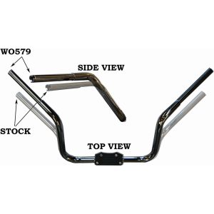 Styre Bagger Krom WILD 1
