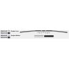 Styre Drag Bar Long 22 mm TRW Krom – miniatyr 2