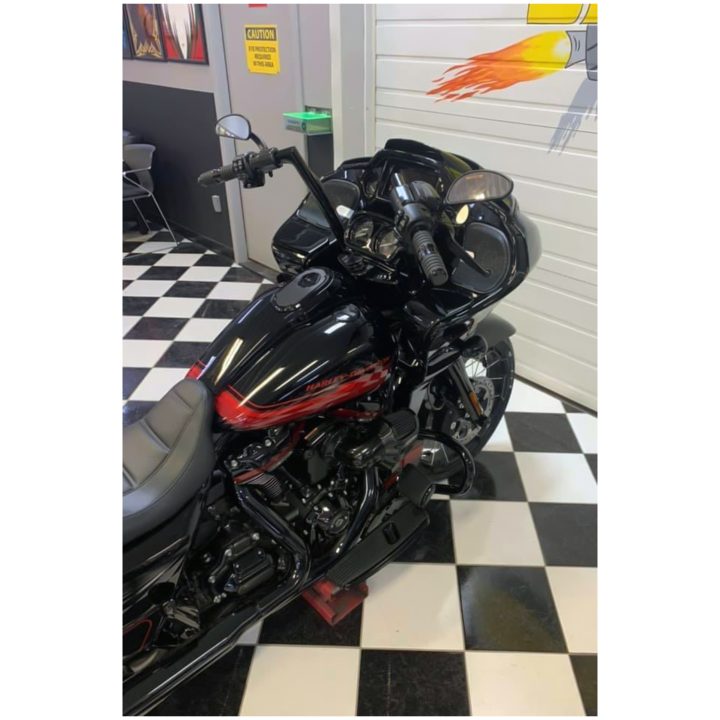 Styre Ez Install Flat Top Svart FAT BAGGERS INC. – bild 6