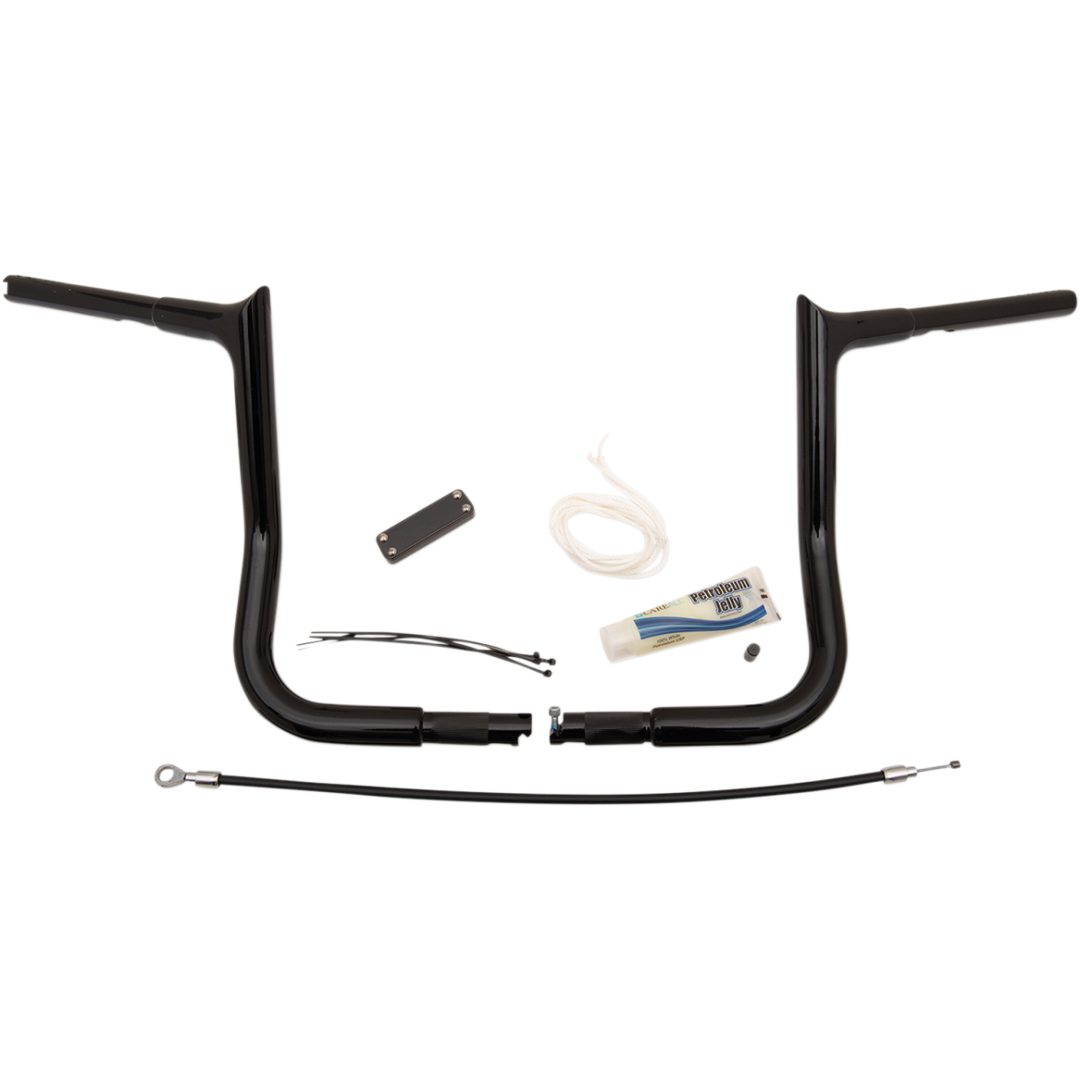 Styre Ez Install Pointed Top Svart Ape Hanger FAT BAGGERS INC. Styre