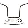 Styre EZ Install Round Top Batwing Svart FAT BAGGERS INC. – miniatyr 6