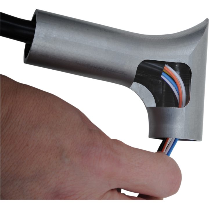 Styre Ez Install Round Top Krom/silver Ape Hanger FAT BAGGERS INC. Styre – bild 6