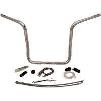 Styre Ez Install Round Top Krom/silver Ape Hanger FAT BAGGERS INC.