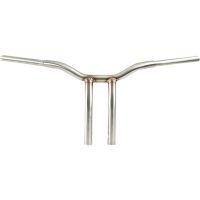 Styre Kage Fighter Svetsade Böjda-risers Silver Stainless Steel LA CHOPPERS