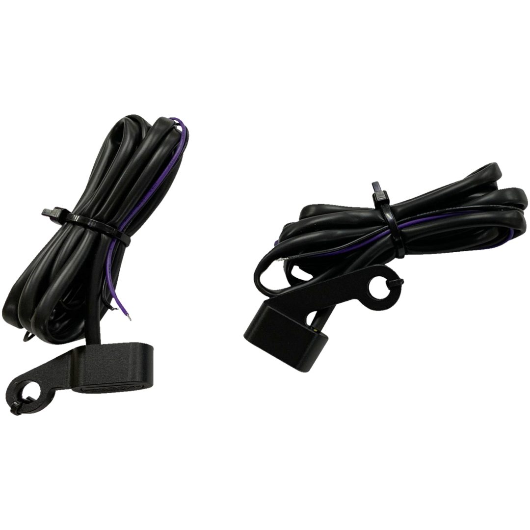Styre Mkr Svart/Rök DRAG SPECIALTIES Markeringsljus