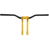 Styre Phatbar & Riser Kit Svart Guld PERFORMANCE MACHINE – miniatyr 1