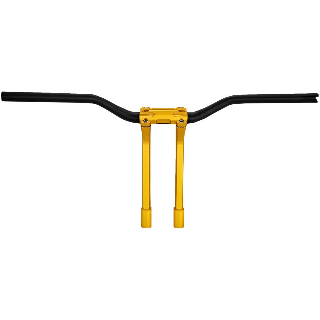 Styre Phatbar & Riser Kit Svart Guld PERFORMANCE MACHINE