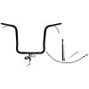 Styre Plug & Play Ez Install 1-1/4" Rund Topp Svart FAT BAGGERS INC. Styre – miniatyr 1
