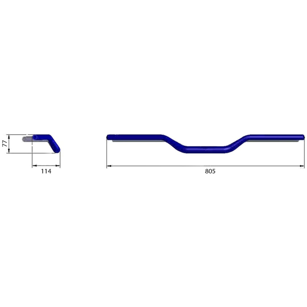 Styre Pro X-Bar Aluminium Svart HIGHSIDER – bild 3