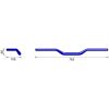 Styre Pro X-Bar X01 Svart Silk Matt Aluminium HIGHSIDER – miniatyr 3