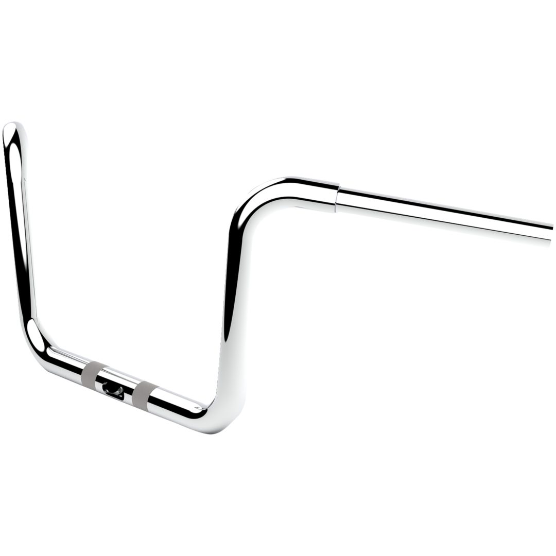 Styre Twin Round Ape Hanger Krom LA CHOPPERS – bild 2