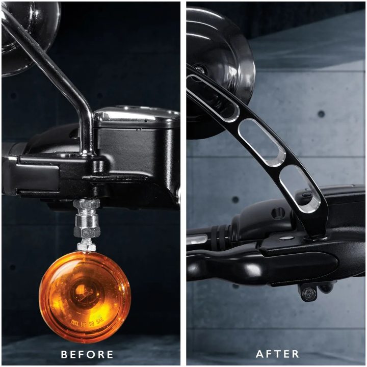 Styreblinkers Nano Series Klar/Krom HEINZ BIKES Blinkers – bild 4