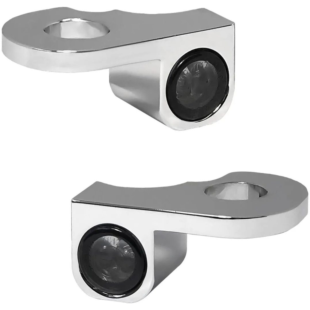 Styrelblinkers Nano Series Amber/Klar/Krom HEINZ BIKES Blinkers – bild 4