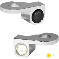 Styrelblinkers Nano Series Amber/Klar/Krom HEINZ BIKES