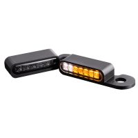 Styrfäst Blinkers Led Klar/Svart HEINZ BIKES