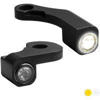 Styrfäst Blinkers Nano Series Klar/Svart HEINZ BIKES