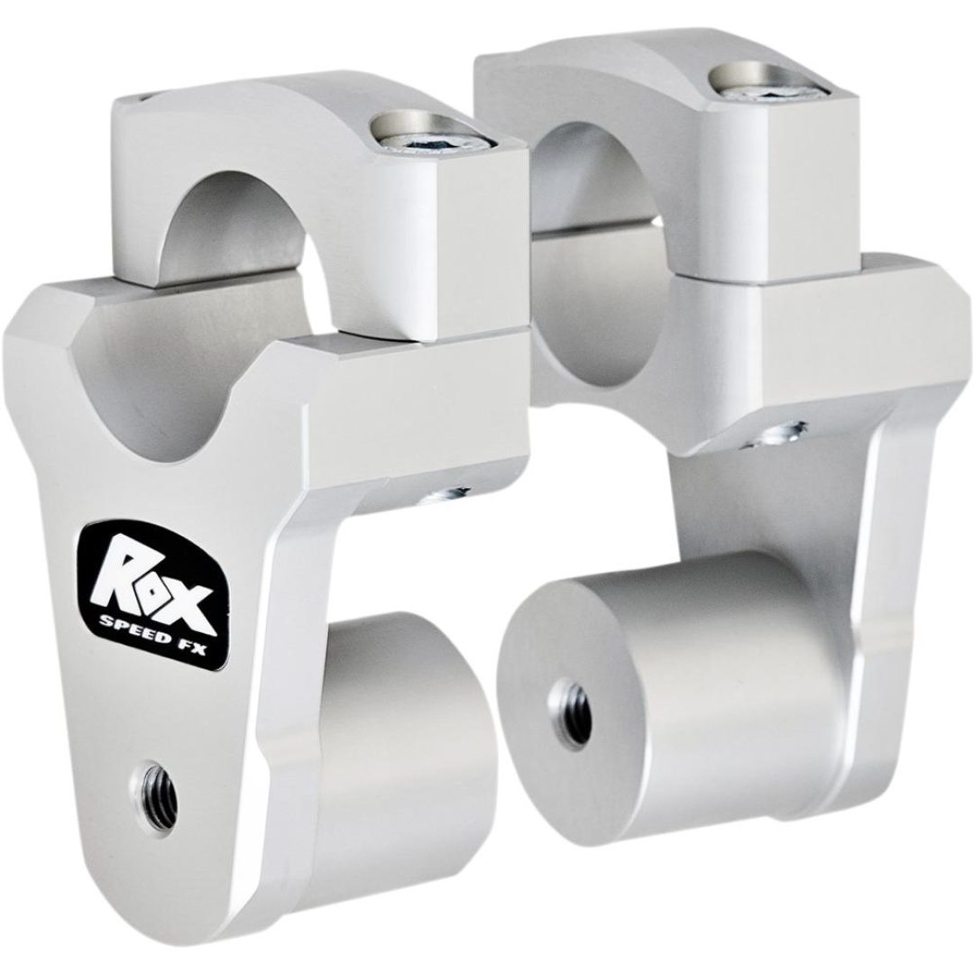 Styrfäste 2" Pivoterande Silver Anodiserad ROX SPEED FX Styrhöjare