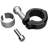Styrfäste Aluminium Svart CIRO