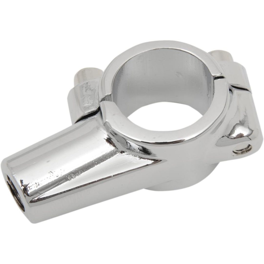Styrfäste Backspegel Krom/Grå Aluminium EMGO 22mm