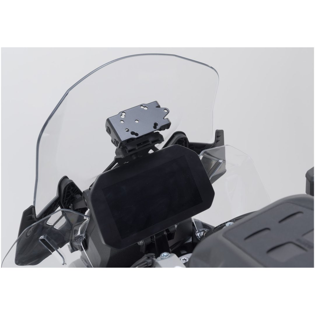 Styrfäste Gps Svart Aluminium SW-MOTECH