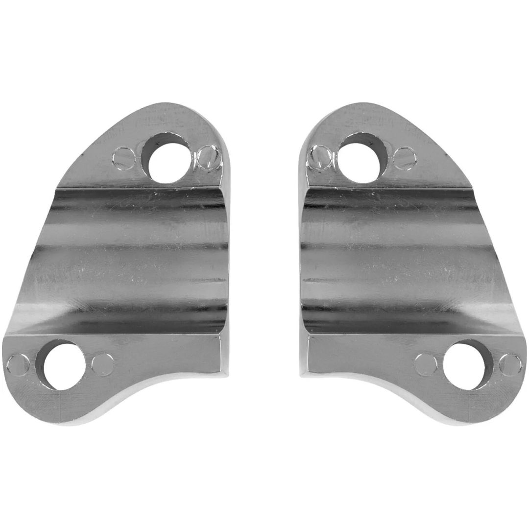 Styrfäste Krom/silver Aluminium DRAG SPECIALTIES RISER CLAMPS H/BAR – bild 2