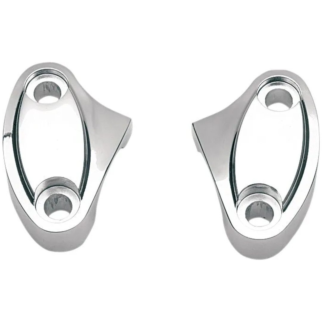 Styrfäste Krom/silver Aluminium DRAG SPECIALTIES RISER CLAMPS H/BAR