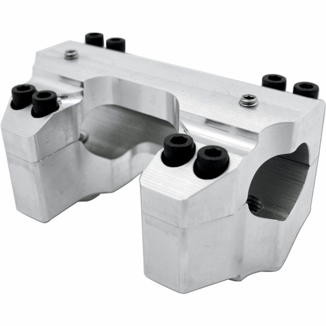 Styrfäste La Choppers Silver LA CHOPPERS RISER FLHT FLTR 1.25"