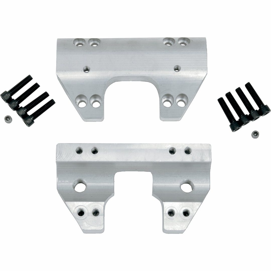 Styrfäste La Choppers Silver LA CHOPPERS RISER ROAD KING FOR 1.25"