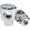 Styrfäste Och Överklammer Kit Silver/krom DRAG SPECIALTIES RISERS BGBUFLO 1.5"SPRNGR – miniatyr 1