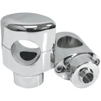 Styrfäste Och Överklammer Kit Silver/krom DRAG SPECIALTIES