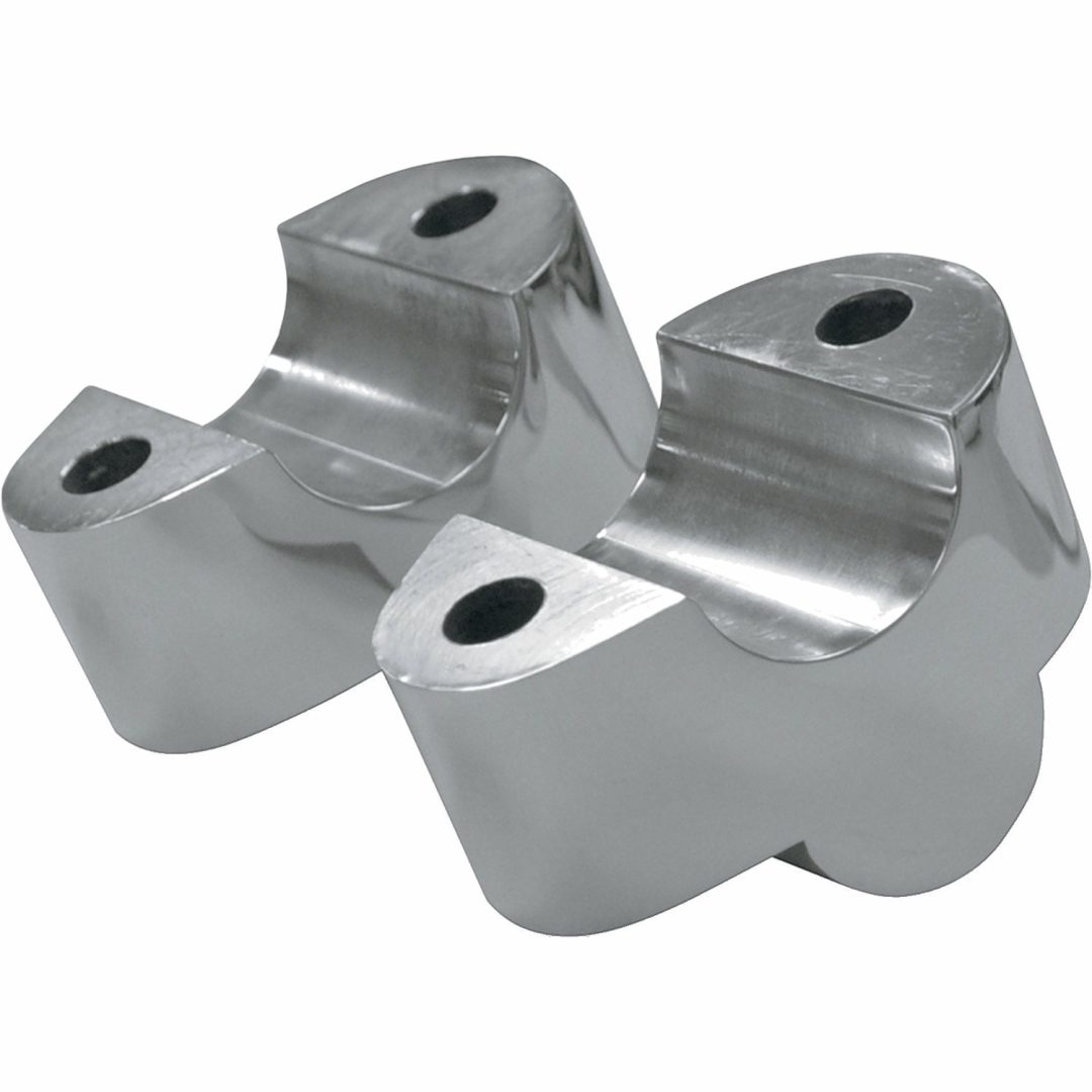 Styrförlängning Krom/polerad Silver LA CHOPPERS EXTENSION RISER 1" FXDB