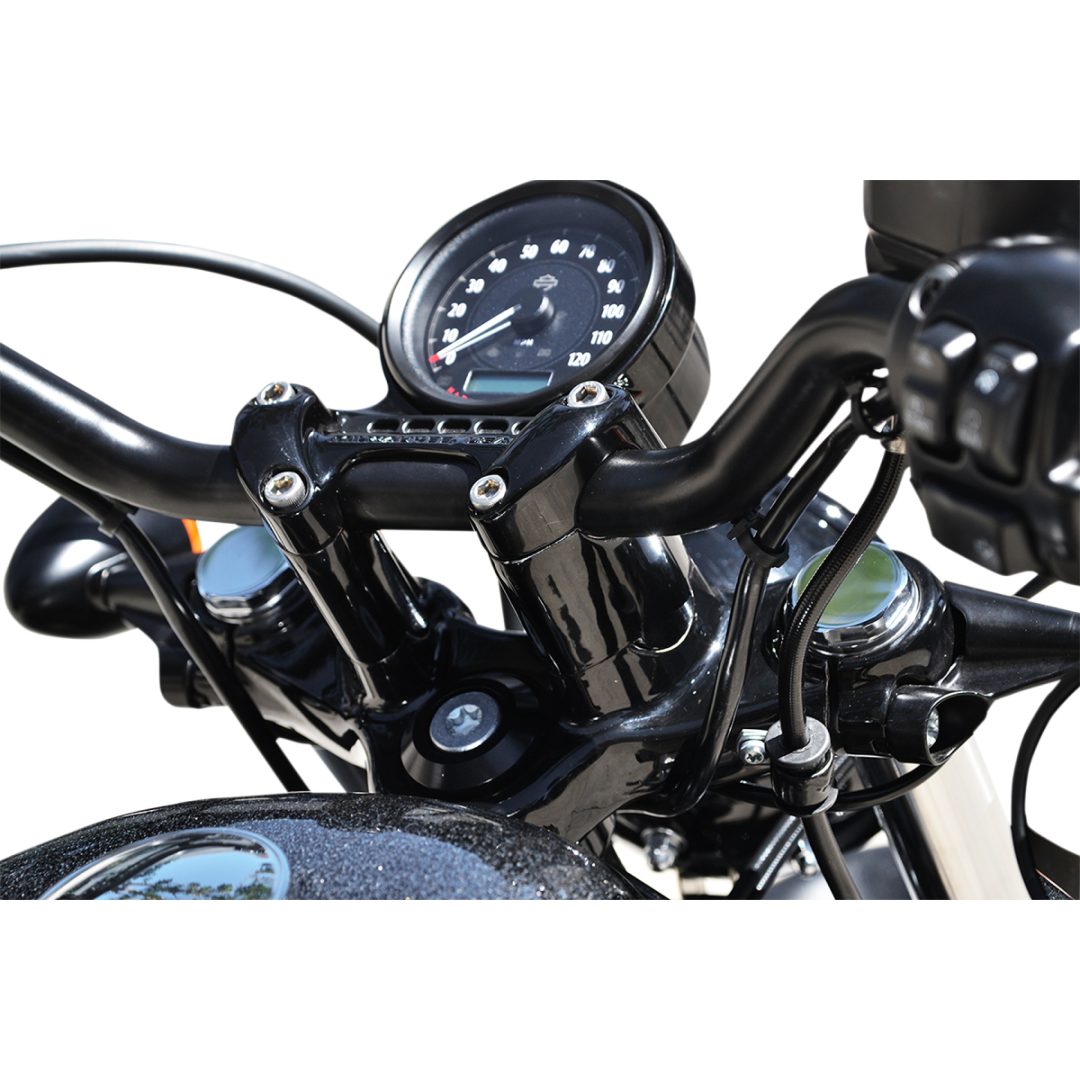 Styrförlängning Svart LA CHOPPERS EXTENSIONS RISER 2 48BK – bild 2