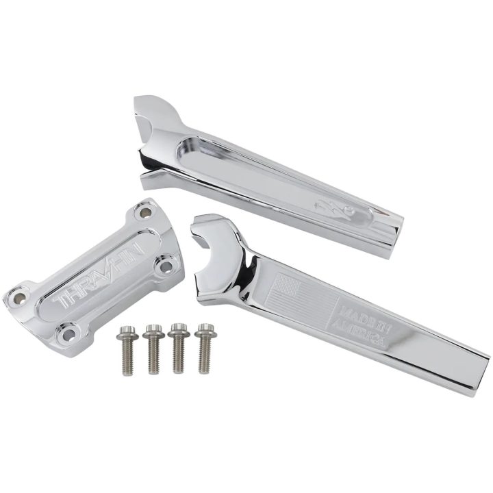 Styrhöjare Standard Krom Silver THRASHIN SUPPLY CO. Styrhöjare – bild 2