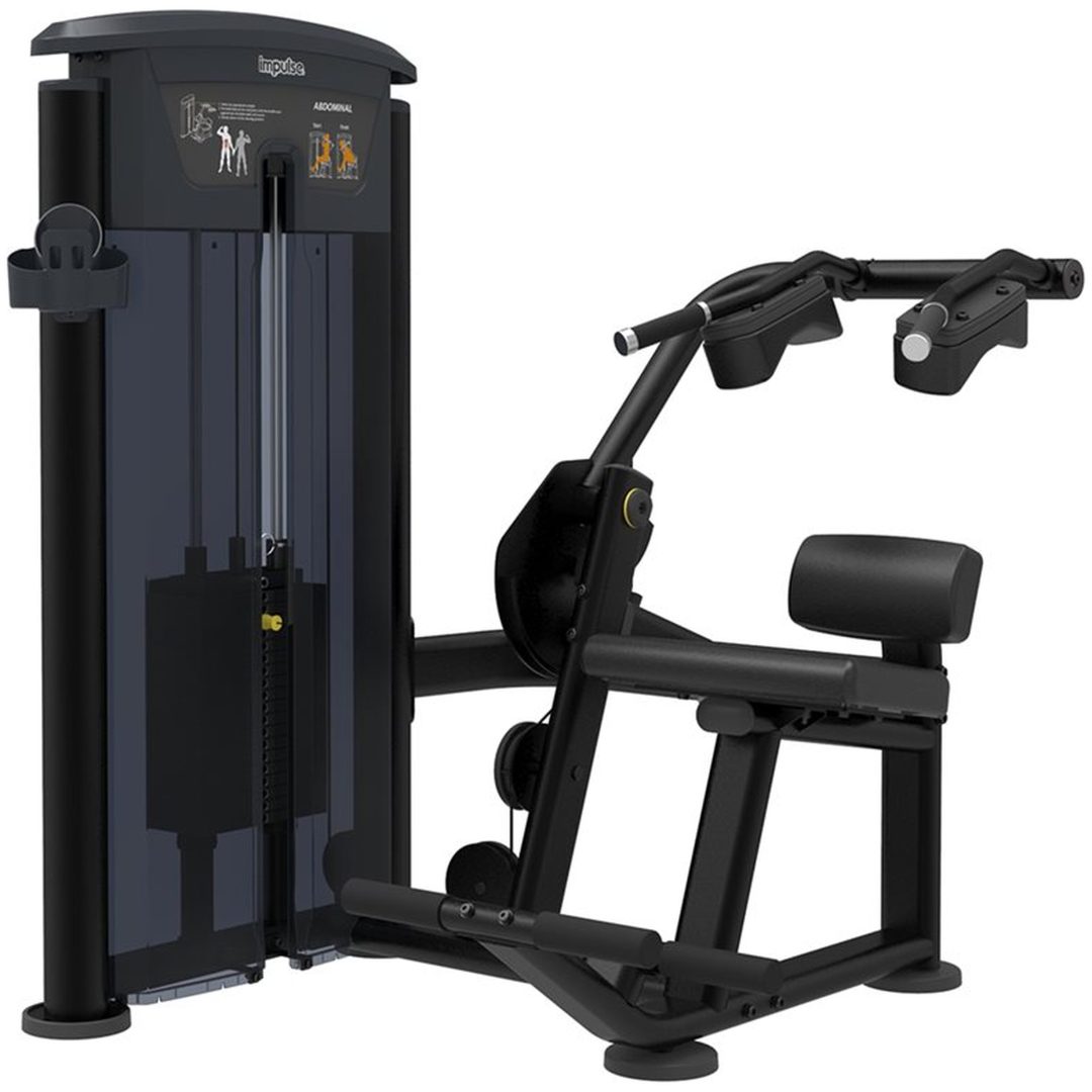 Styrkemaskin med viktmagasin abdominal - It9514 Impulse