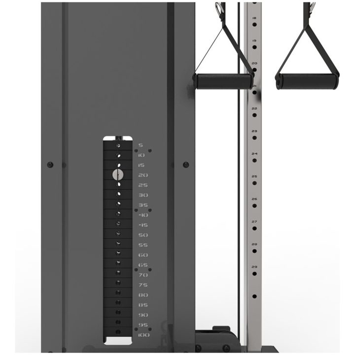 Styrkemaskin med viktmagasin kabelmaskin - 100 kg Master Fitness – bild 5
