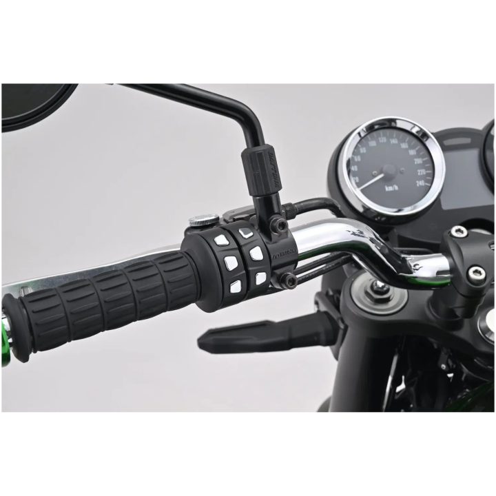 Styrknapp 3-knappars Svart Krom DAYTONA – bild 3